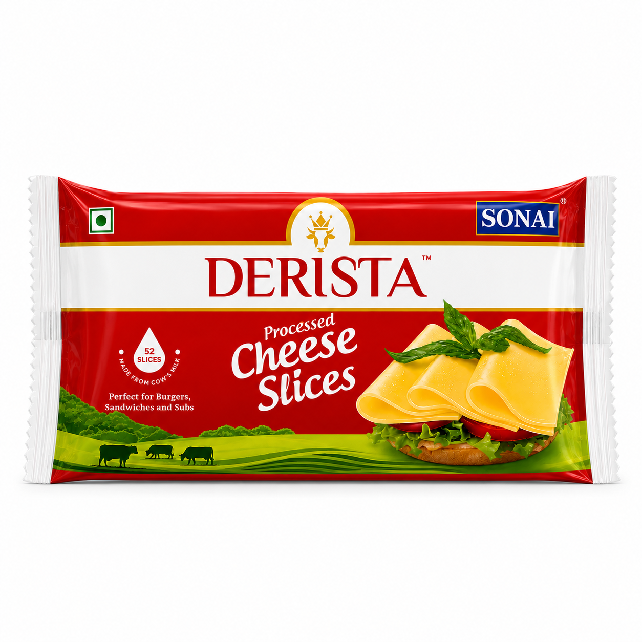 Derista Processed Cheese Slices product pack